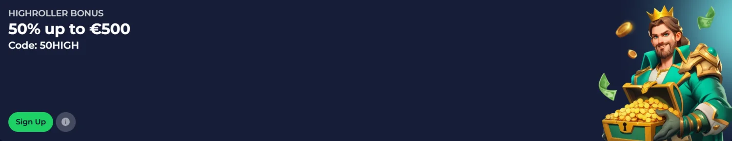 Nine Win Casino Highroller Bonus
